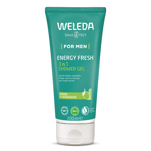 Gel za prhanje Weleda For Men Energy Fresh 3in1 200 ml