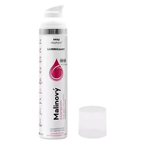 Lubrikanti Sexy Elephant Lubricant Raspberry 100 ml