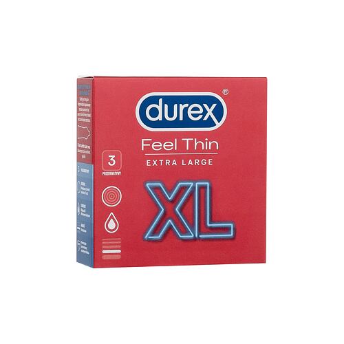 Kondomi Durex Feel Thin XL 3 kos