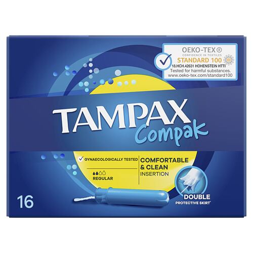 Tampon Tampax Compak Regular 16 kos