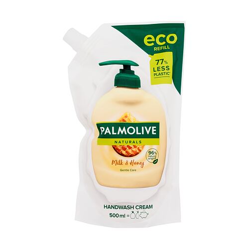 Tekoče milo Palmolive Naturals Milk & Honey Handwash Cream polnilo 500 ml