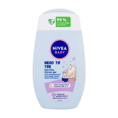 Gel za prhanje Nivea Baby Head To Toe Bed Time Shower Gel 200 ml