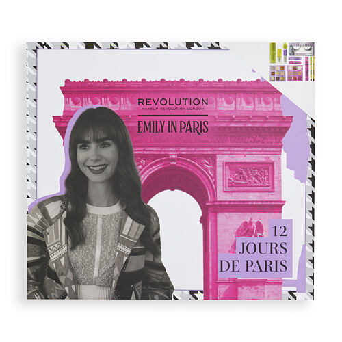 Set ličil Makeup Revolution London Emily In Paris 12 Jours De Paris Advent Calendar 1 kos Seti