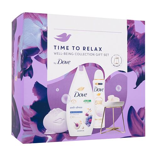 Gel za prhanje Dove Time To Relax Well-Being Collection 250 ml Seti