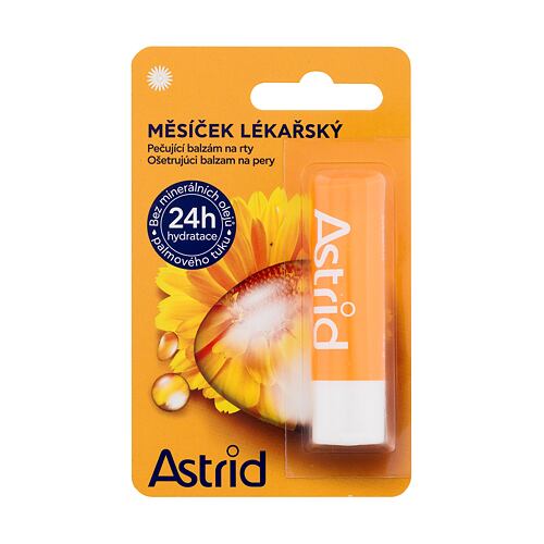 Balzam za ustnice Astrid Calendula Caring Lip Balm 4,8 g