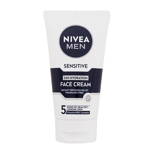 Dnevna krema za obraz Nivea Men Sensitive 24H Hydration Face Cream 75 ml