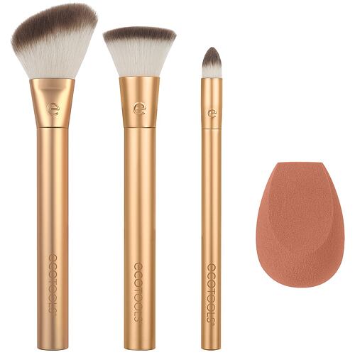 Čopič za ličenje EcoTools Precious Metals Face Blend + Sculpt Set 1 kos