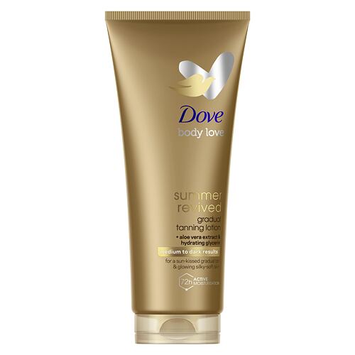 Samoporjavitveni izdelki Dove Body Love Summer Revived Gradual Tanning Lotion 200 ml Medium to Dark