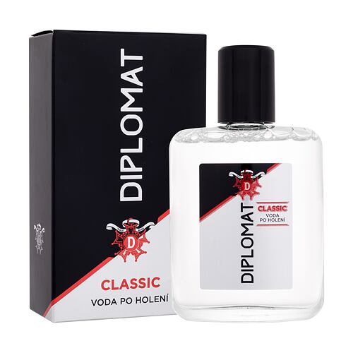 Vodica po britju Diplomat Classic 100 ml poškodovana steklenička