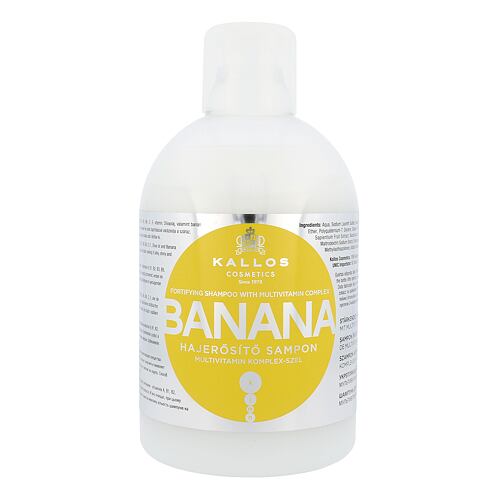 Šampon Kallos Cosmetics Banana 1000 ml