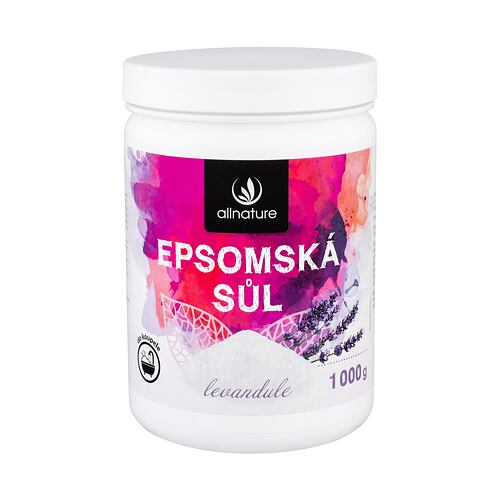 Kopalna sol Allnature Epsom Salt Lavender 1000 g