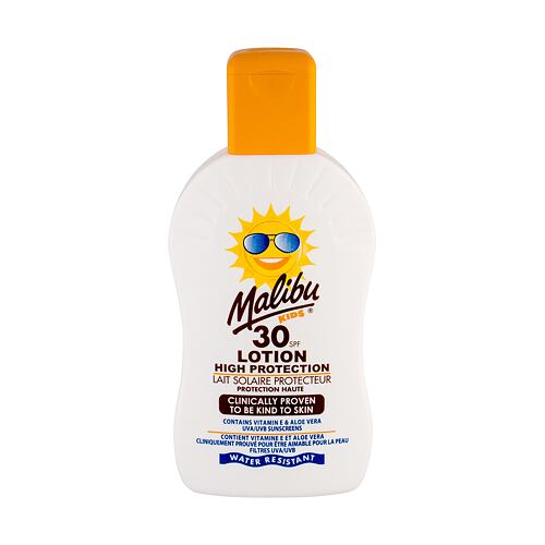 Zaščita pred soncem za telo Malibu Kids Lotion SPF30 200 ml