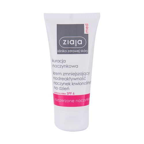 Dnevna krema za obraz Ziaja Med Capillary Treatment SPF6 50 ml