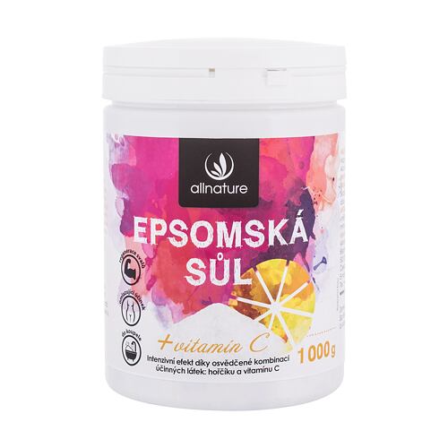 Kopalna sol Allnature Epsom Salt Vitamin C 1000 g