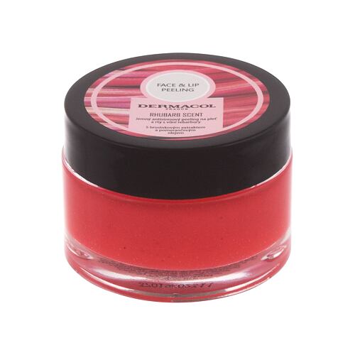 Piling Dermacol Face & Lip Peeling Rhubarb Scent 50 g