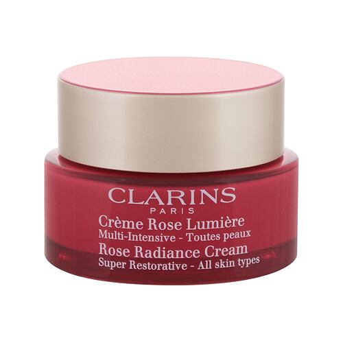 Dnevna krema za obraz Clarins Rose Radiance 50 ml