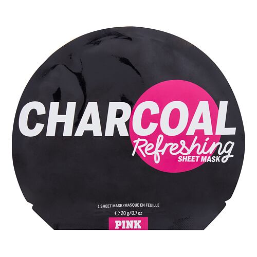 Maska za obraz Pink Charcoal Refreshing Sheet Mask 1 kos