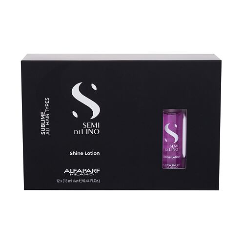 Za sijoče lase ALFAPARF MILANO Semi Di Lino Sublime Shine Lotion 12x13 ml