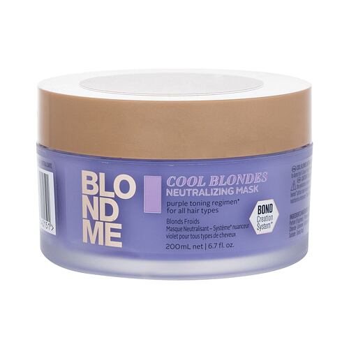 Maska za lase Schwarzkopf Professional Blond Me Cool Blondes Neutralizing Mask 200 ml