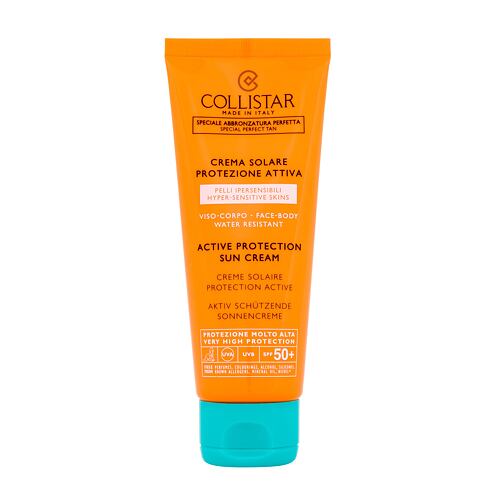 Zaščita pred soncem za telo Collistar Special Perfect Tan Active Protection Sun Cream SPF50+ 100 ml