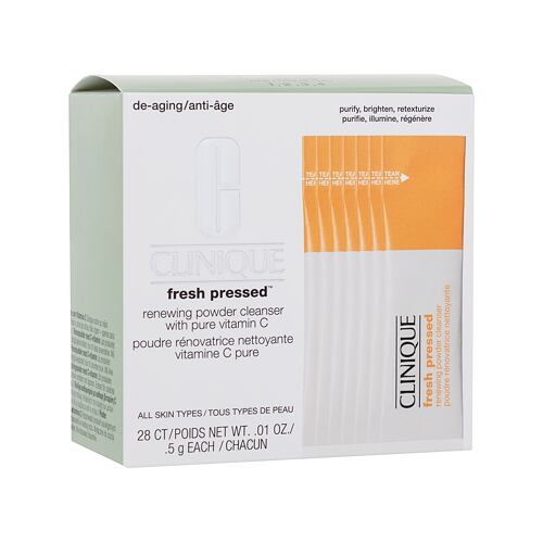 Čistilna pena Clinique Fresh Pressed Renewing Powder Cleanser 28x5g g