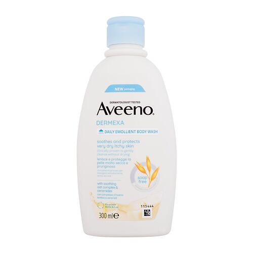 Gel za prhanje Aveeno Dermexa Daily Emollient Body Wash 300 ml poškodovana škatla