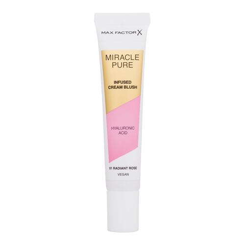 Rdečilo za obraz Max Factor Miracle Pure Infused Cream Blush 15 ml 01 Radiant Rose