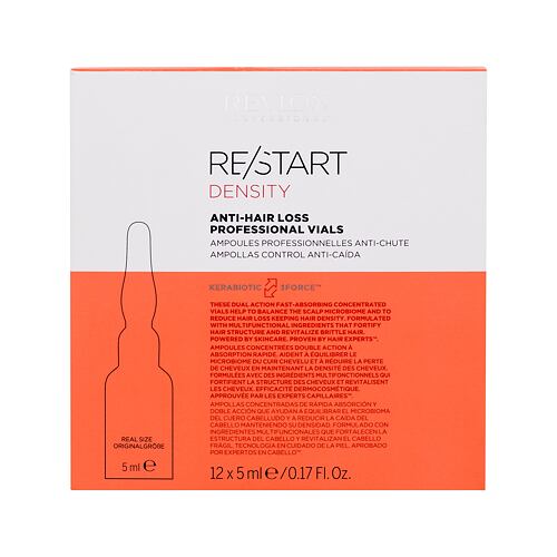 Izdelek proti izpadanju las Revlon Professional Re/Start Density Anti-Hair Loss Professional Vials 60 ml