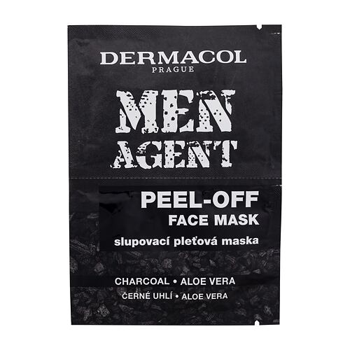 Maska za obraz Dermacol Men Agent Peel-Off  Face Mask 2x7,5 ml