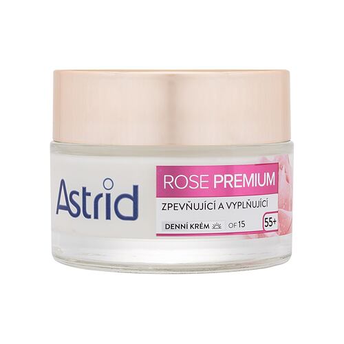 Dnevna krema za obraz Astrid Rose Premium Firming & Replumping Day Cream SPF15 50 ml