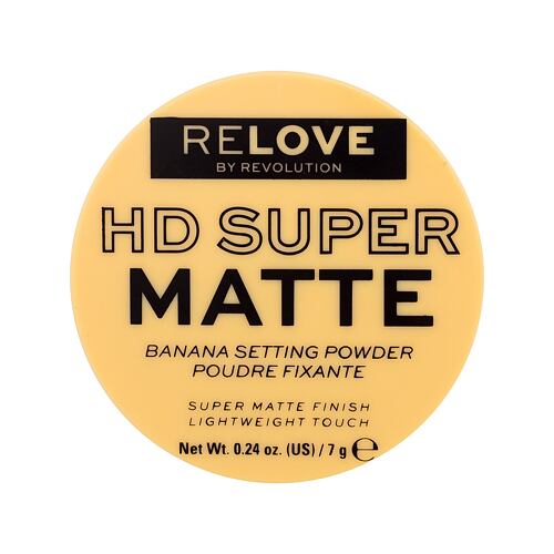 Puder v prahu Revolution Relove HD Super Matte Banana Setting Powder 7 g