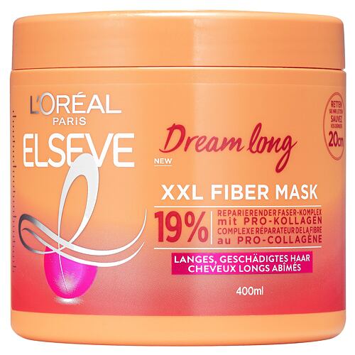 Maska za lase L'Oréal Paris Elseve Dream Long XXL Fiber Mask 400 ml