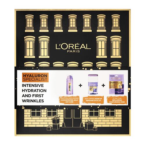 Gel za obraz L'Oréal Paris Hyaluron Specialist Intensive Hydration And First Wrinkles 50 ml Seti