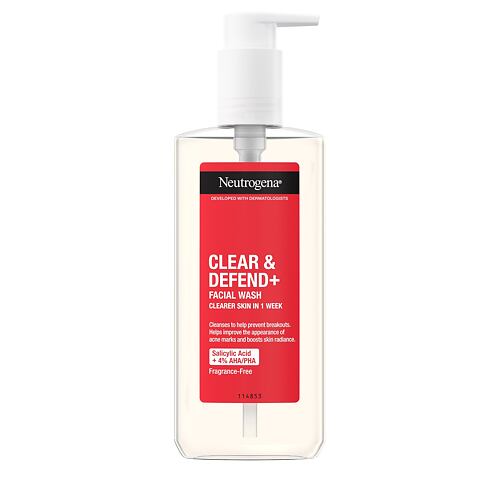 Čistilni gel Neutrogena Clear & Defend+ Facial Wash 200 ml