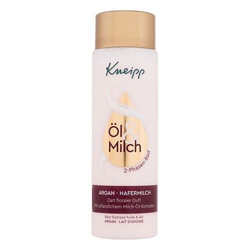 Oljna kopel Kneipp Oil & Milk 2-Phase Bath Argan & Oat Milk 250 ml