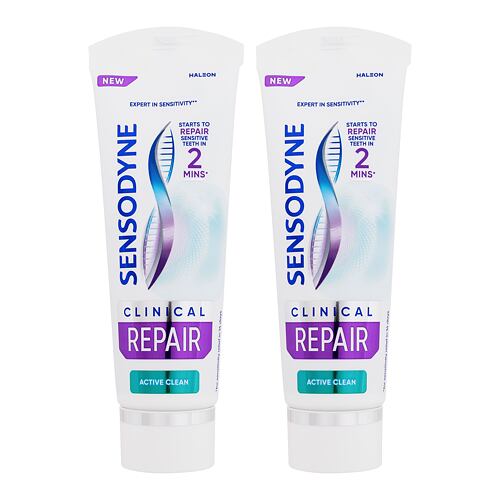 Zobna pasta Sensodyne Clinical Repair Active Clean Duo 2x75 ml