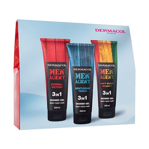 Gel za prhanje Dermacol Men Agent 250 ml Seti