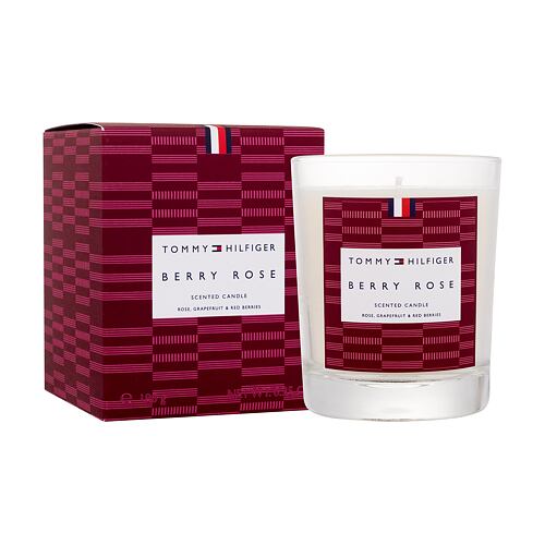 Dišeča svečka Tommy Hilfiger Scented Candle Berry Rose 180 g