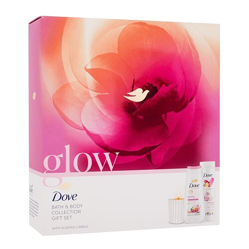 Gel za prhanje Dove Glow Bath & Body Collection 225 ml Seti