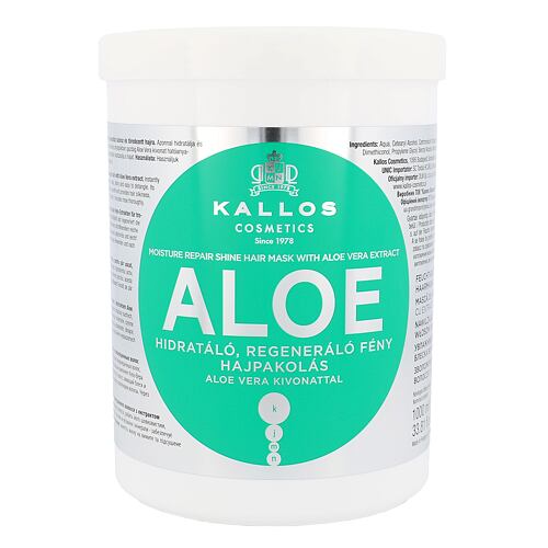 Maska za lase Kallos Cosmetics Aloe Vera 1000 ml