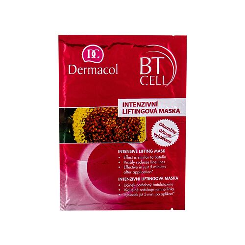 Maska za obraz Dermacol BT Cell Intensive Lifting Mask 16 g