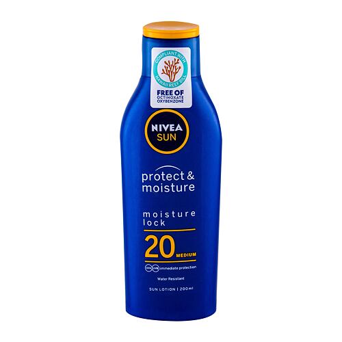 Zaščita pred soncem za telo Nivea Sun Protect & Moisture SPF20 200 ml