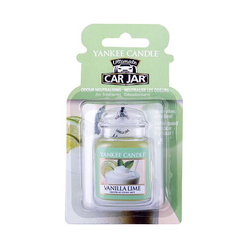 Osvežilci za vozilo Yankee Candle Vanilla Lime Car Jar 1 kos