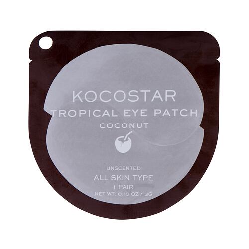 Maska za področje okoli oči Kocostar Eye Mask Tropical Eye Patch 3 g Coconut