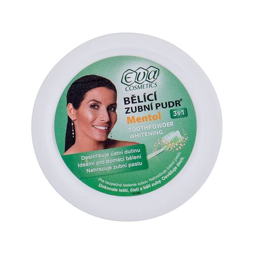 Beljenje zob Eva Cosmetics Whitening Toothpowder Mentol 30 g