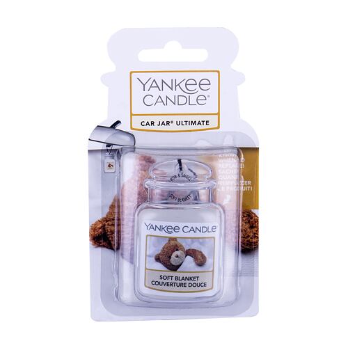 Osvežilci za vozilo Yankee Candle Soft Blanket Car Jar 1 kos poškodovana embalaža