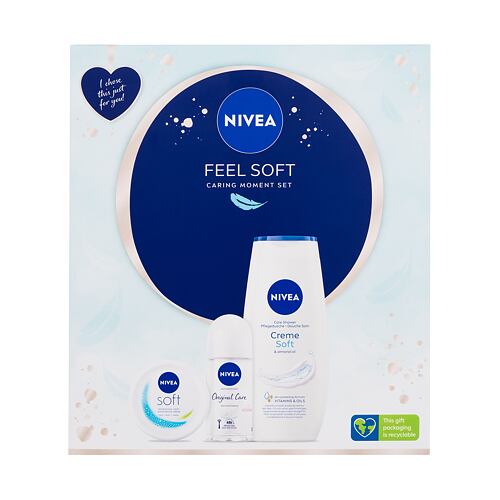 Gel za prhanje Nivea Feel Soft 250 ml Seti