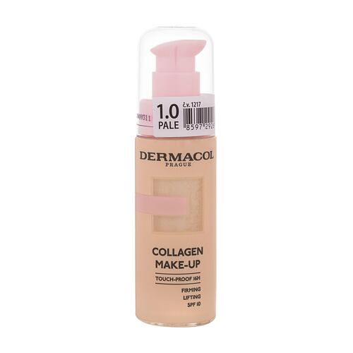 Puder Dermacol Collagen Make-up SPF10 20 ml Pale 1.0