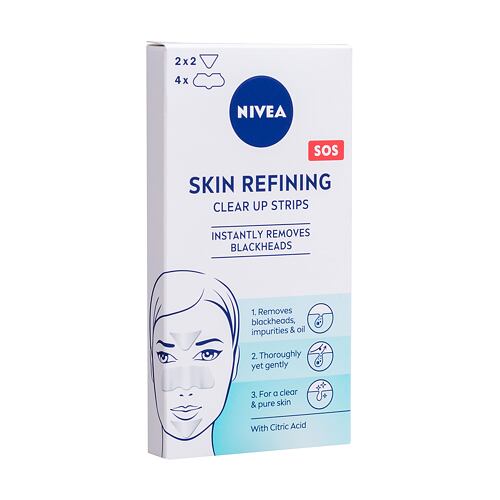 Nega problematične kože Nivea Skin Refining SOS Clear Up Strips 8 kos