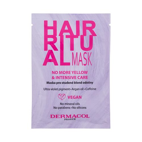 Maska za lase Dermacol Hair Ritual No More Yellow Mask 15 ml